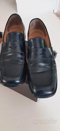 Mocassino donna  cuoio nero 