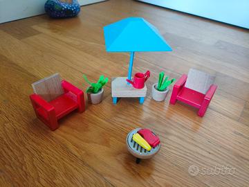 accessori in legno per casa Adele bambole 