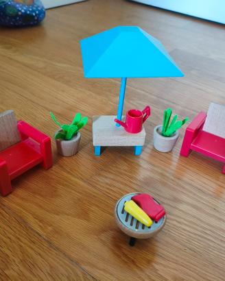 accessori in legno per casa Adele bambole 