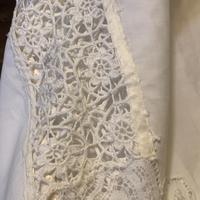 Lenzuolo Matrimoniale ricamato Lino e Cotone