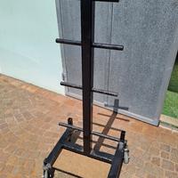 Rastrelliera porta pesi palestra