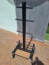 Rastrelliera porta pesi palestra