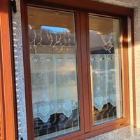 Serramenti in alluminio bicolore