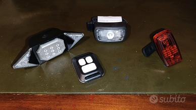 KIT LUCI BICICLETTA + HEADLAMP HL50 DECATHLON