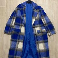 Cappotto Tartan Blu