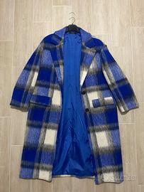 Cappotto Tartan Blu