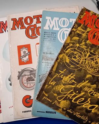 riviste motociclismo anni 30/60 fascicoli sciolti 