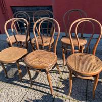 6 sedie Thonet oroginali da restaurare