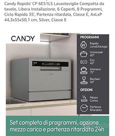 lavastoviglie compatta