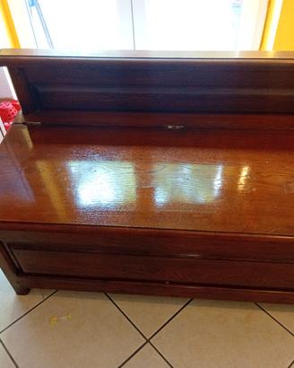 Cassapanca  legno massello con seduta