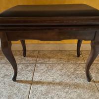 sgabello pianoforte rettangolare