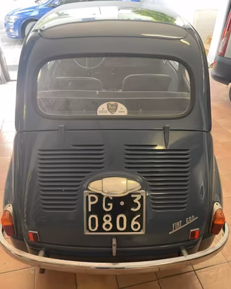 Fiat 600 1957 certificato asi