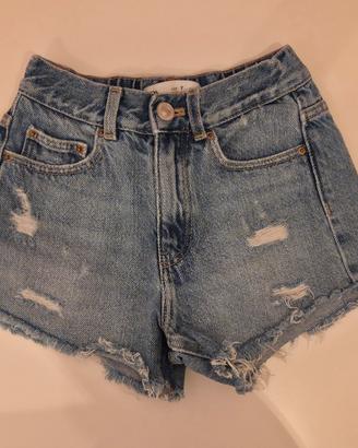 pantaloncini di jeans bambina 6 anni -116 cm 