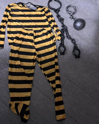 Costume da carcerato per Carnevale Addio celibato