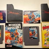 Nintendo NES (Mission Impossible, Dragon Warrior)