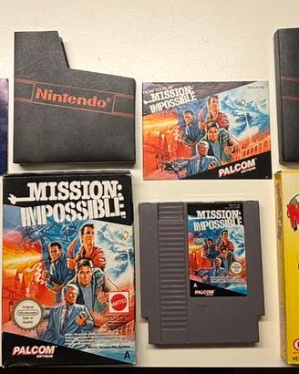 Nintendo NES (Mission Impossible, Dragon Warrior)
