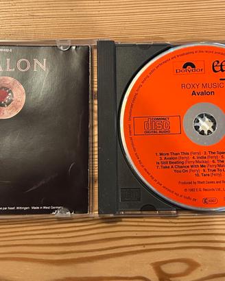 CD - ROXY MUSIC - AVALON - 1ST ISSUE