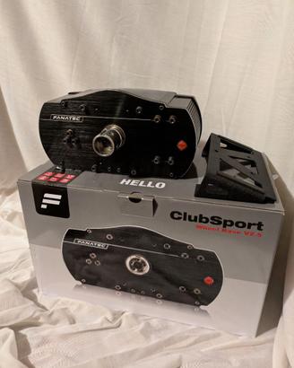 Fanatec Wheel Base V2.5 con scatola originale