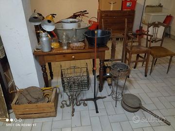 oggetti vintage d'epoca da mercatino 