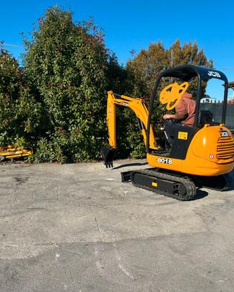 E272- Escavatore 18 q JCB 8018 allargabile