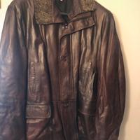 Giacca in pelle uomo