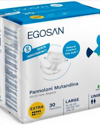 Pannoloni mutandina confezione da 30 pezzi Large