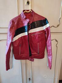 Giacca vera oelle biker vintage