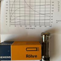 Valvola NOS Siemens EL34 6CA7 fornita con misure