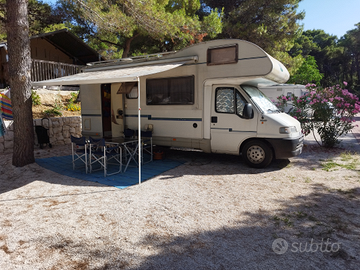 Camper mansardato 7 posti