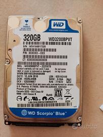 hard disk 320 GB WD