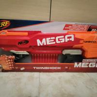 nerf mega twinshock n-strike nuovo