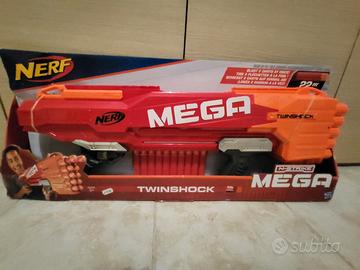 nerf mega twinshock n-strike nuovo