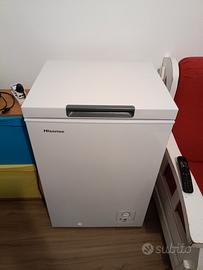 congelatore a pozzetto Hisense 95L come nuovo