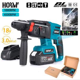 Set Tassellatore Rotativo Senza Fili 18V Brushless