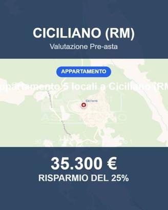 Immobile in asta di 90 m² a Ciciliano