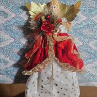 Statuetta angelo con luci LED