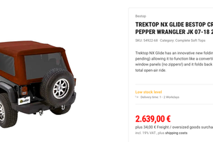 soft top jeep jk 3 porte