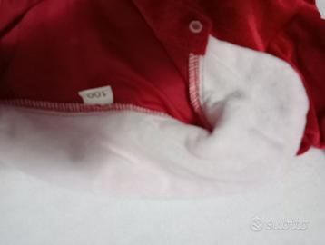 Vestito babbo natale bimba