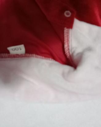 Vestito babbo natale bimba