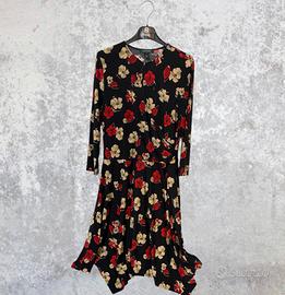 Abito Donna Ralph Lauren nero Floreale ,Taglia M