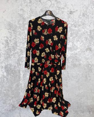 Abito Donna Ralph Lauren nero Floreale ,Taglia M
