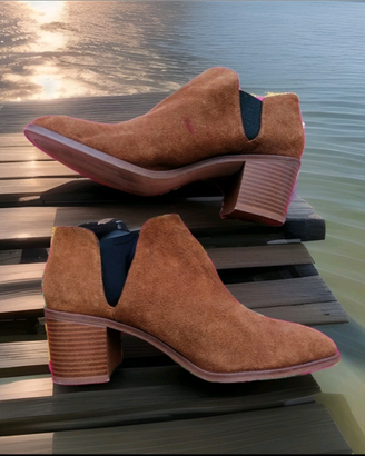 38 ZARA BASIC scarpe stivaletti tronchetti donna