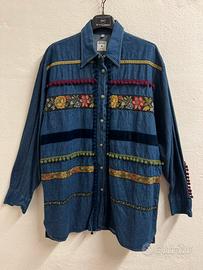 90s Moschino Camicia rare di jeans Tg. M (M)