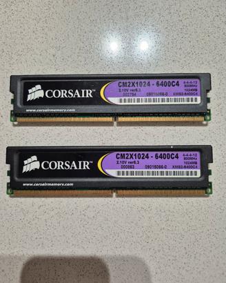 Memoria RAM DDR2 Corsair XMS2-6400 1 gb