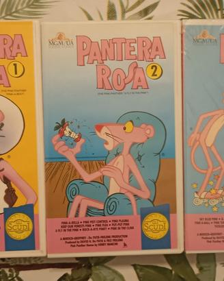 3 VHS - LA PANTERA ROSA