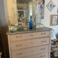 Cassettiera shabby stile liberty