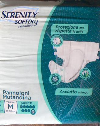 156 pz. PANNOLONI SERENITY PANTS SOFTDRY SENSITIVE