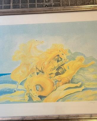Aligi sassu serigrafia quadro