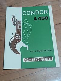 Libretto motore A450 Guidetti Condor originale 