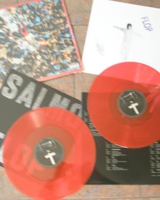 SALMO - Flop - AUTOGRAFATO -2xLP ROSSI TRASPARENTI